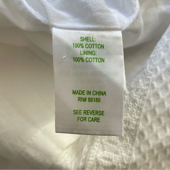 Lilly Pulitzer Wesley Zip Up Sleeveless White Mini Dress Size 4 - Picture 10 of 12